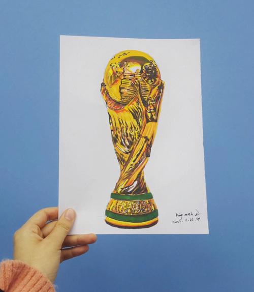 手绘世界杯?世界杯插画背景手绘-2022世界杯的奖杯怎么画 手绘世界杯?世界杯插画背景手绘-2022世界杯的奖杯怎么画