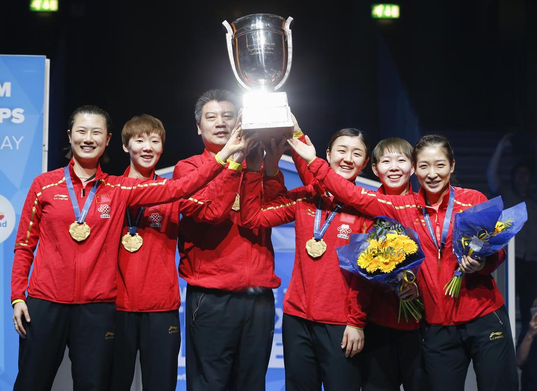 中国女团世界杯冠军，世乒赛女团历届冠军