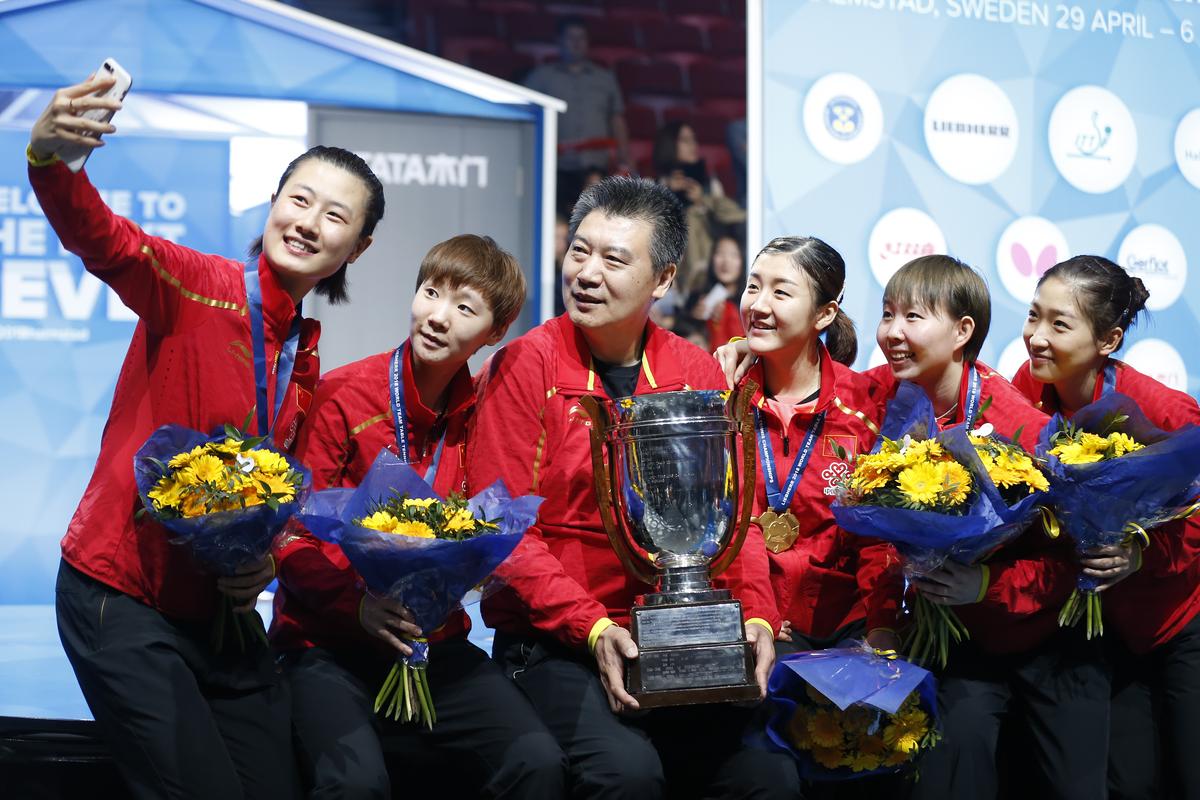 中国女团世界杯冠军，世乒赛女团历届冠军