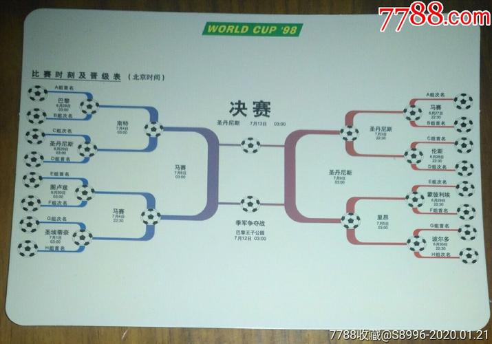 世界杯足球98?98年世界杯赛程 世界杯足球98?98年世界杯赛程