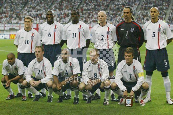 法国世界杯英格兰球员，2002年世界杯英格兰阵容