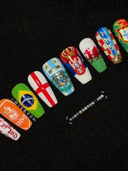 德国巴西世界杯美甲，世界杯主题美甲 5款美甲抢先看(图)