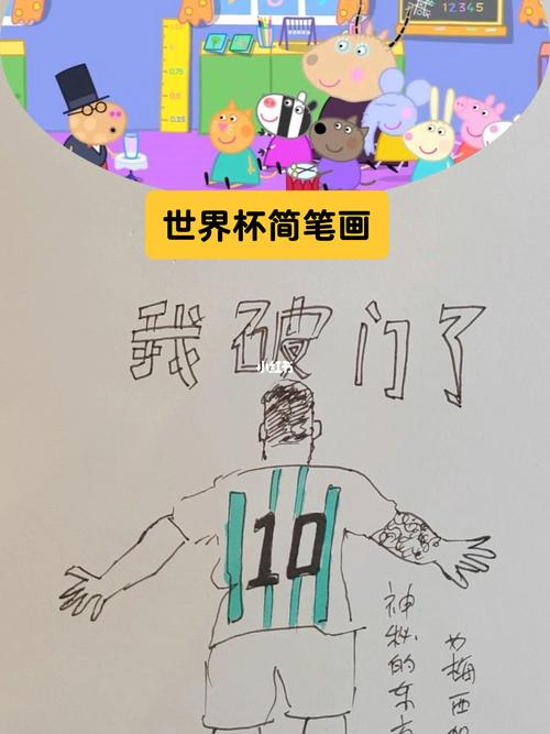 世界杯的简笔画(世界杯怎么画简笔画) 世界杯的简笔画(世界杯怎么画简笔画)