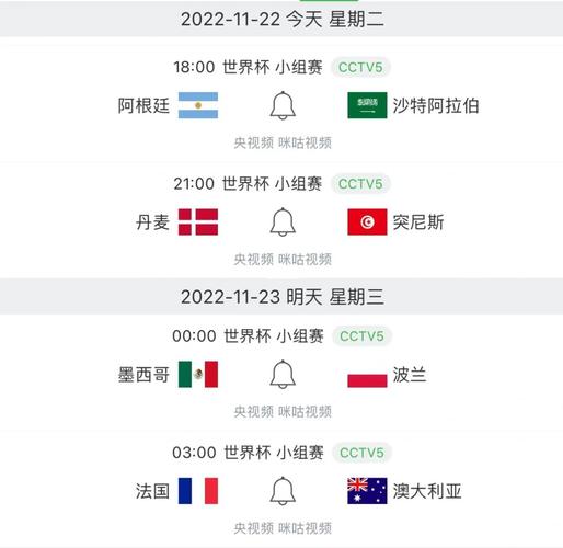 22号世界杯 11月22日世界杯赛程 22号世界杯 11月22日世界杯赛程