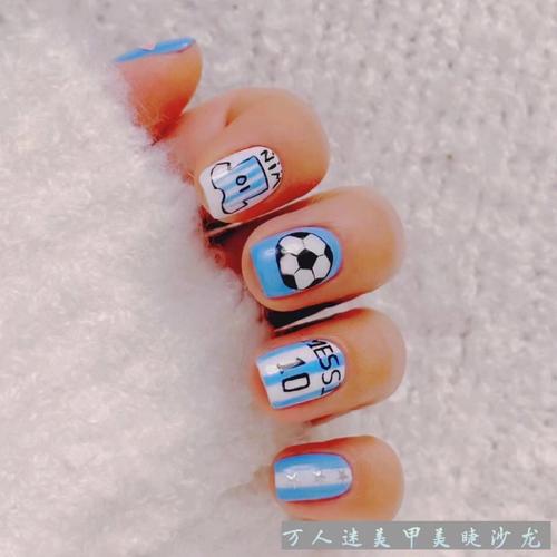 德国韩国世界杯美甲(世界杯主题美甲 5款美甲抢先看(图))