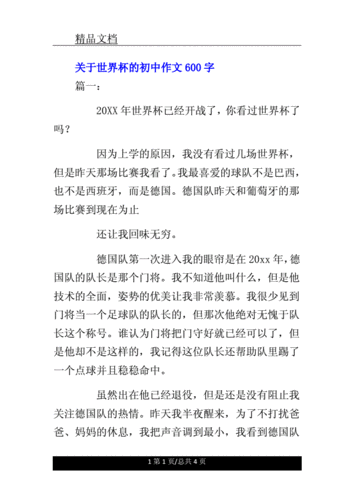 世界杯分享?关于世界杯的800字作文 世界杯分享?关于世界杯的800字作文
