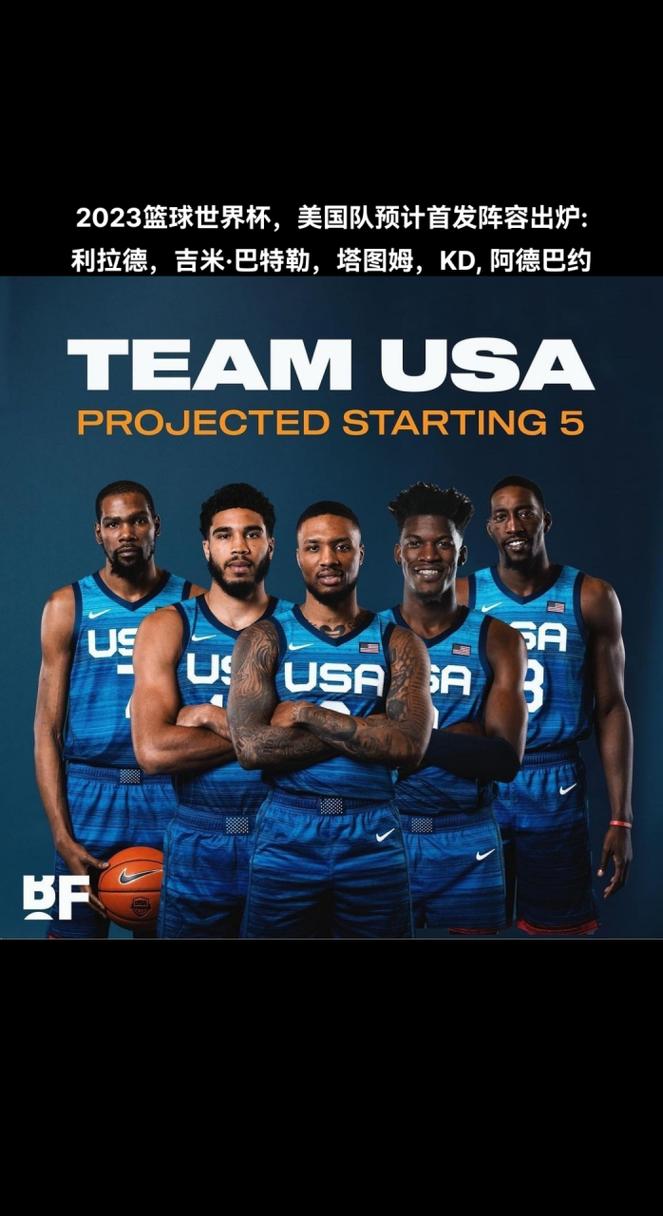 男篮世界杯 美国队(2023男篮世界杯美国队阵容)