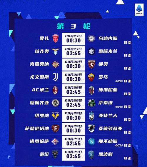 法甲赛程时间表，五大联赛今日赛程表最新