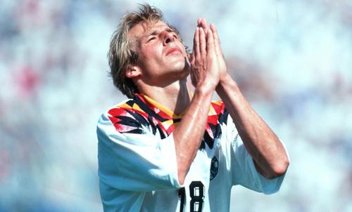 克林斯曼可以参加世界杯吗(克林斯曼在世界杯上进过几个球)