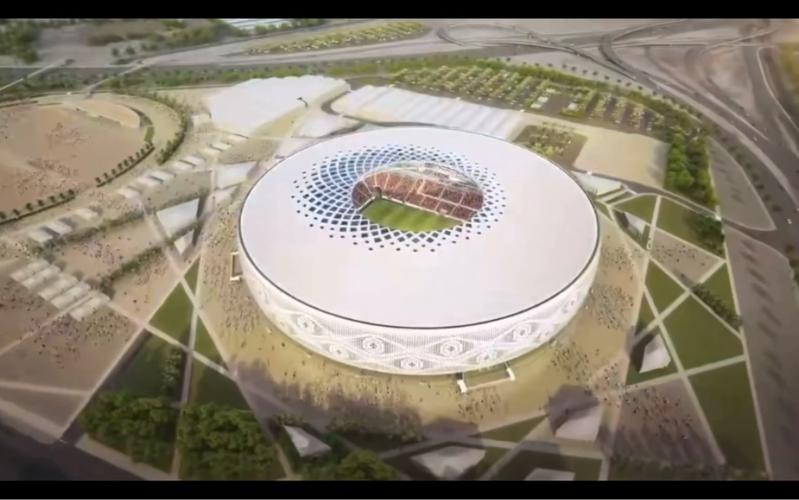 卡塔尔世界杯球场渲染图，2022卡塔尔世界杯球场尺寸