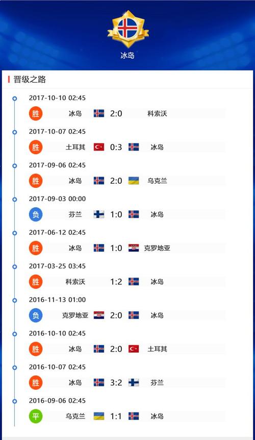 冰岛世界杯进16强(冰岛队进过几次世界杯成绩如何)