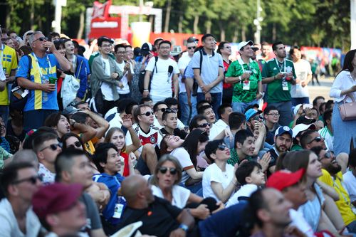 在莫斯科看世界杯的人？俄罗斯世界杯有多少球迷